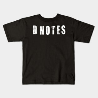 D Notes white Kids T-Shirt